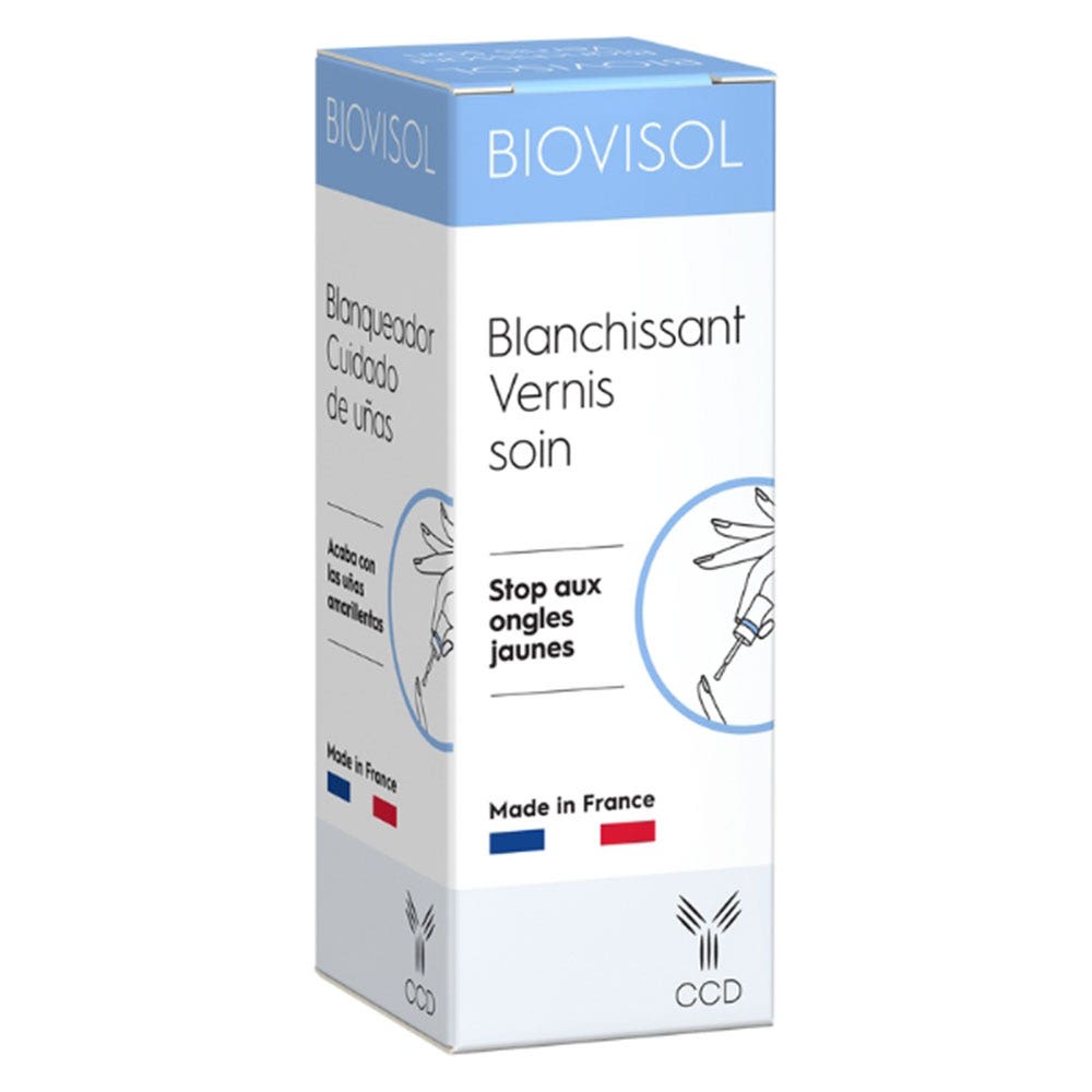 Biovisol Blanqueamiento Cuidado correctivo para uñas amarillas 10 ml