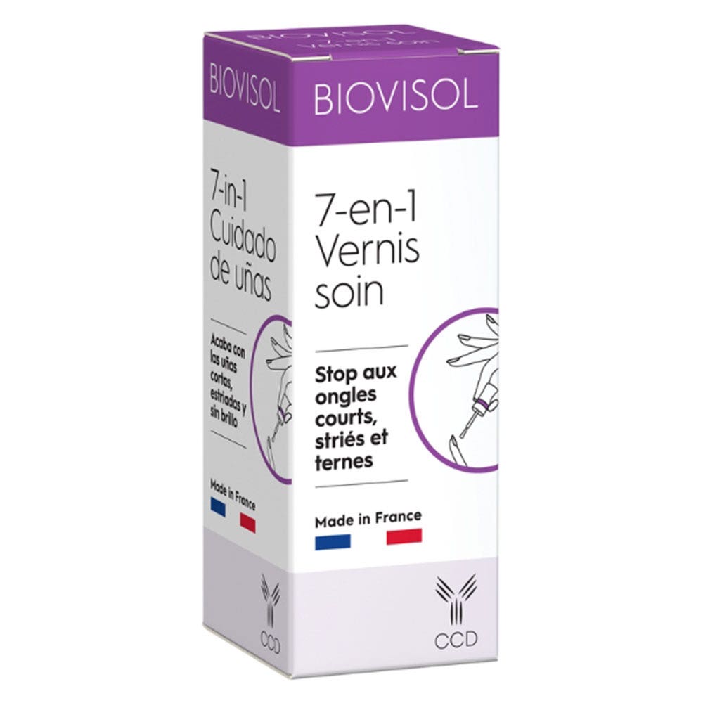 Biovisol Tratamiento completo 7 en 1 para uñas dañadas 10 ml