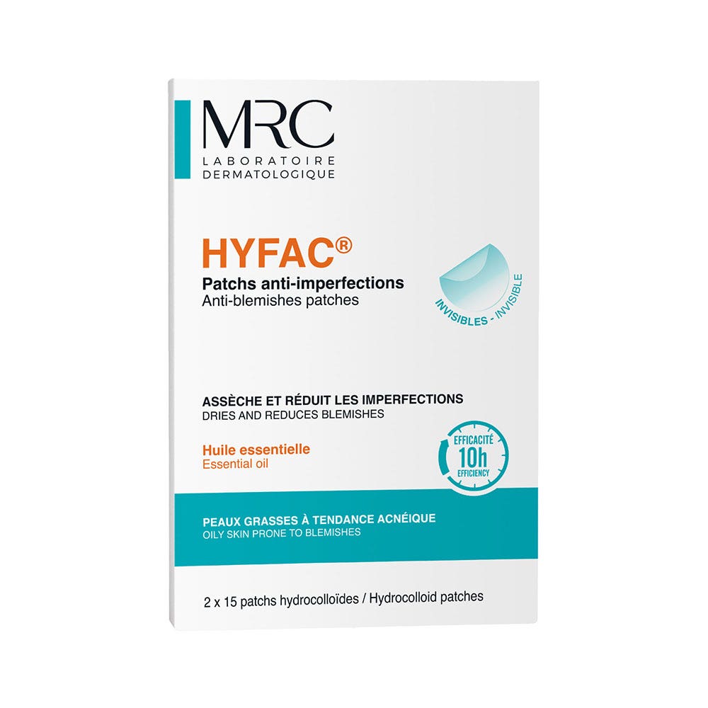 Hyfac Parches antiimperfecciones 2 x 15 parches de hidrocoloide
