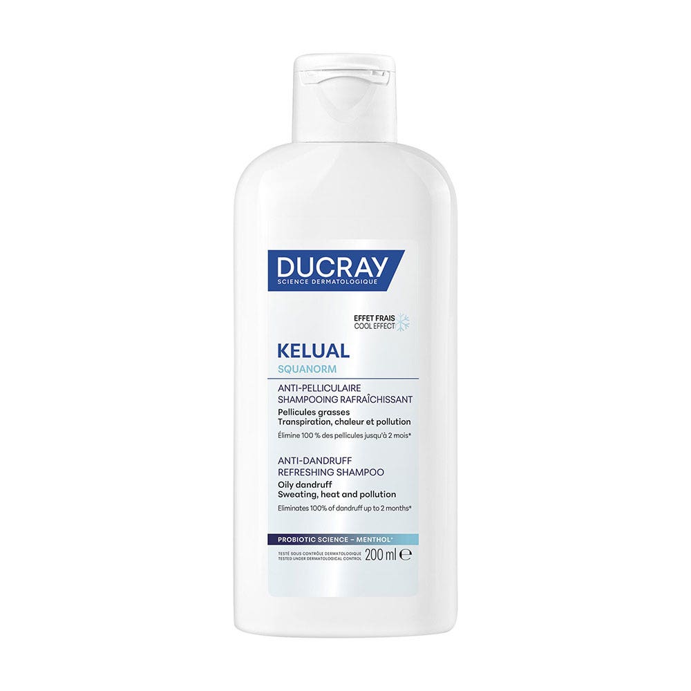 Ducray Kelual Squanorm Champú anticaspa refrescante 200 ml