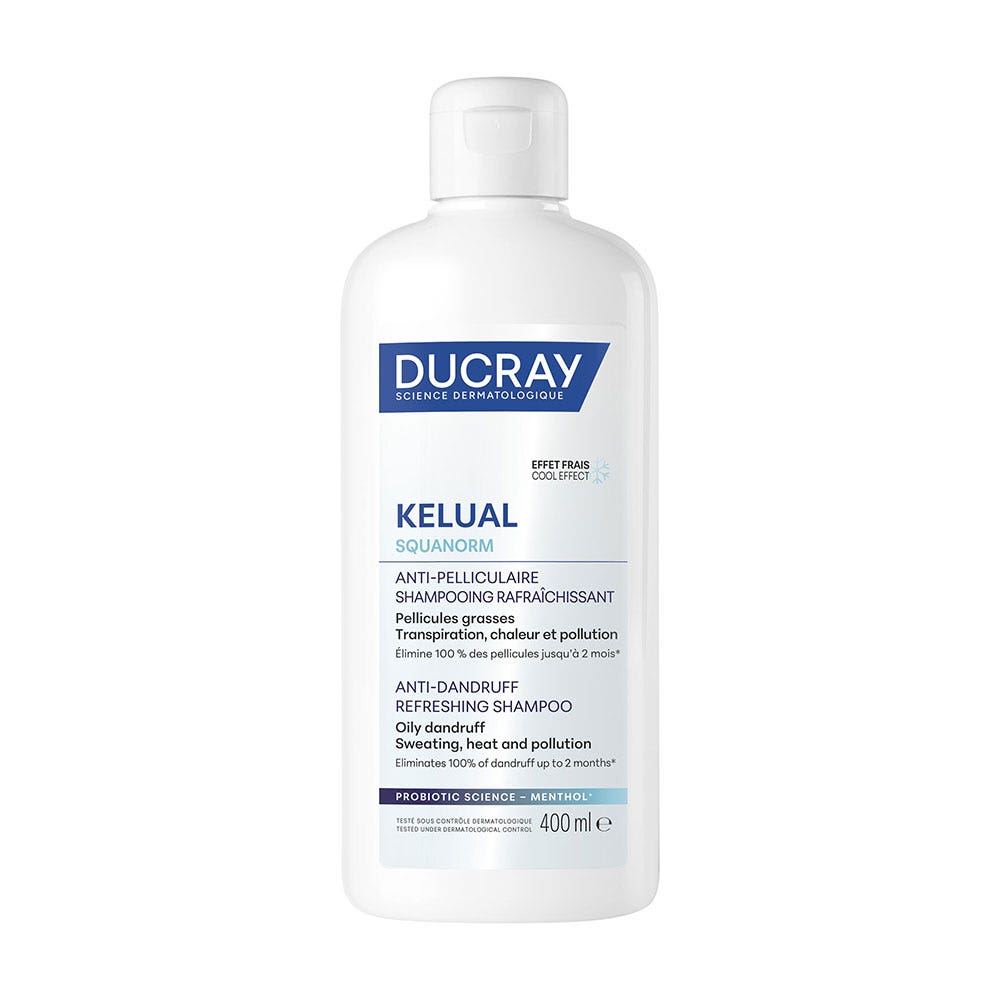 Ducray Kelual Squanorm Champú anticaspa refrescante 400 ml