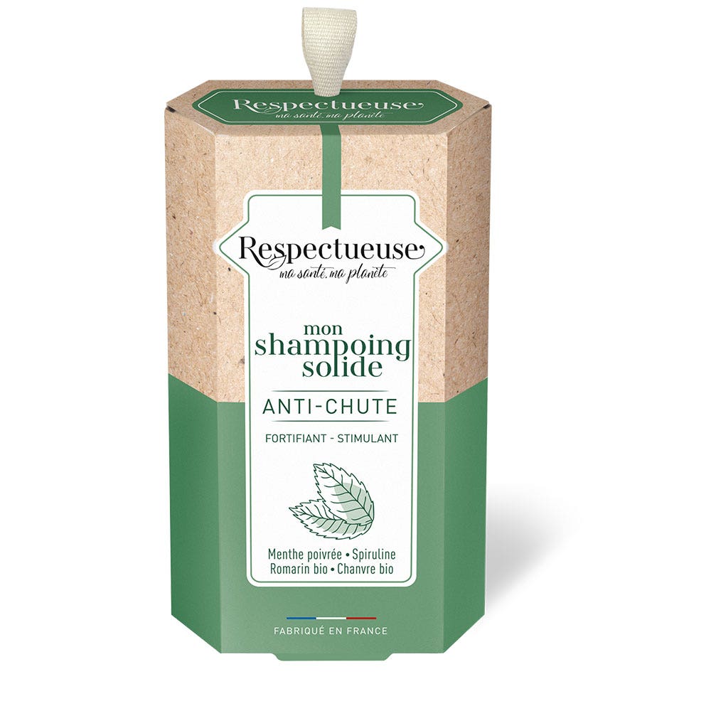 Respectueuse Champú sólido Anticaída 75g
