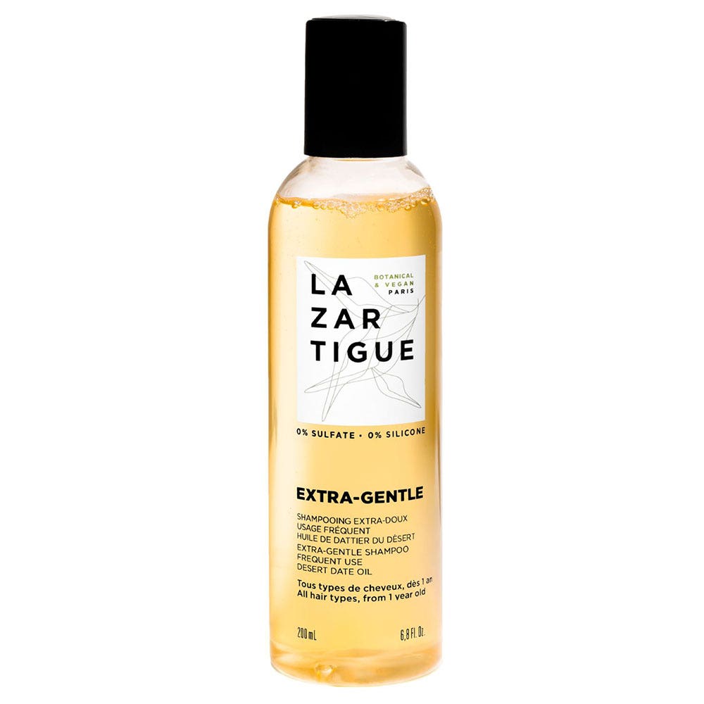 Lazartigue Extra Gentle Champú extra suave uso frecuente todos los tipos de cabello 200 ml