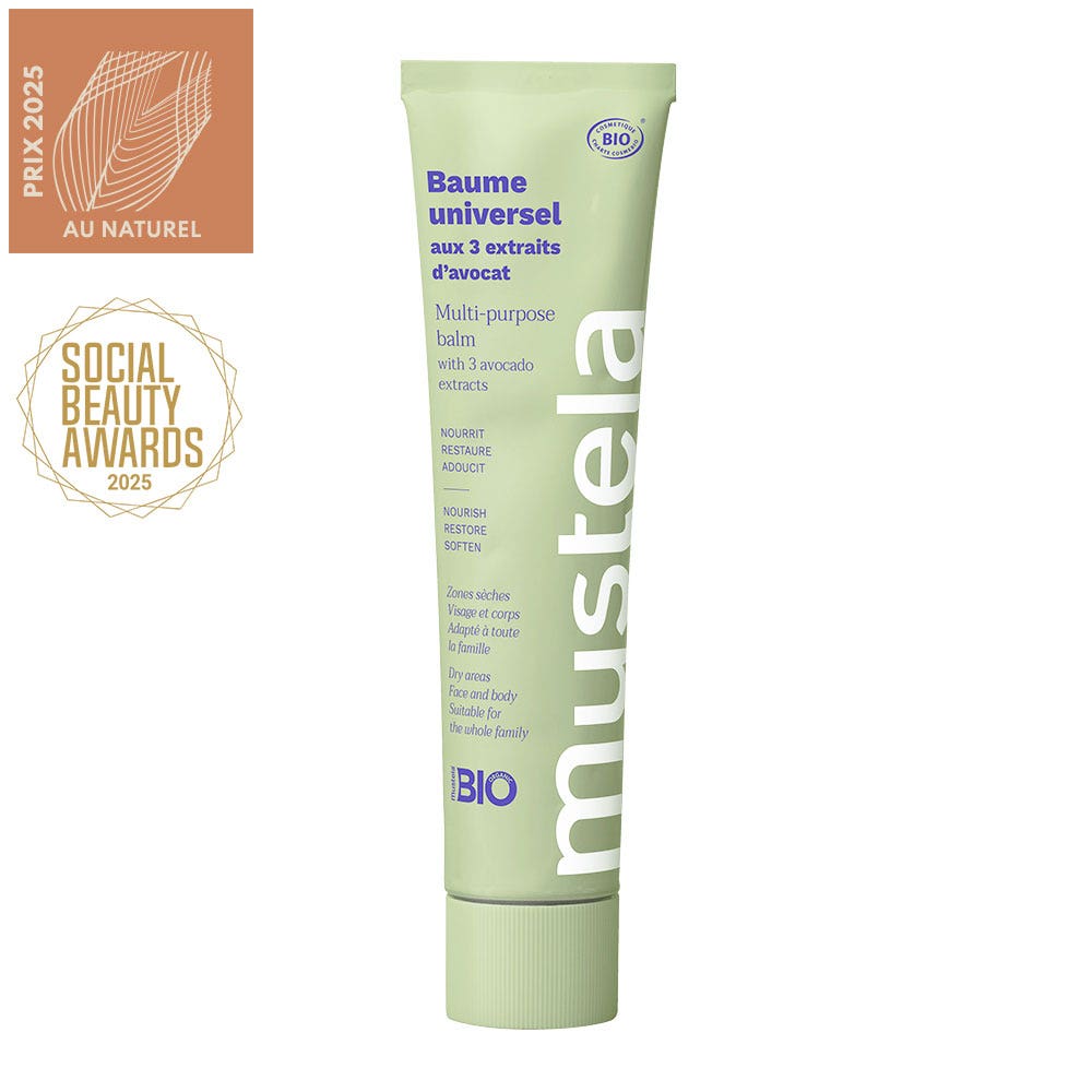 Mustela Bálsamo universal con 3 extractos de aguacate ecológico 75 ml