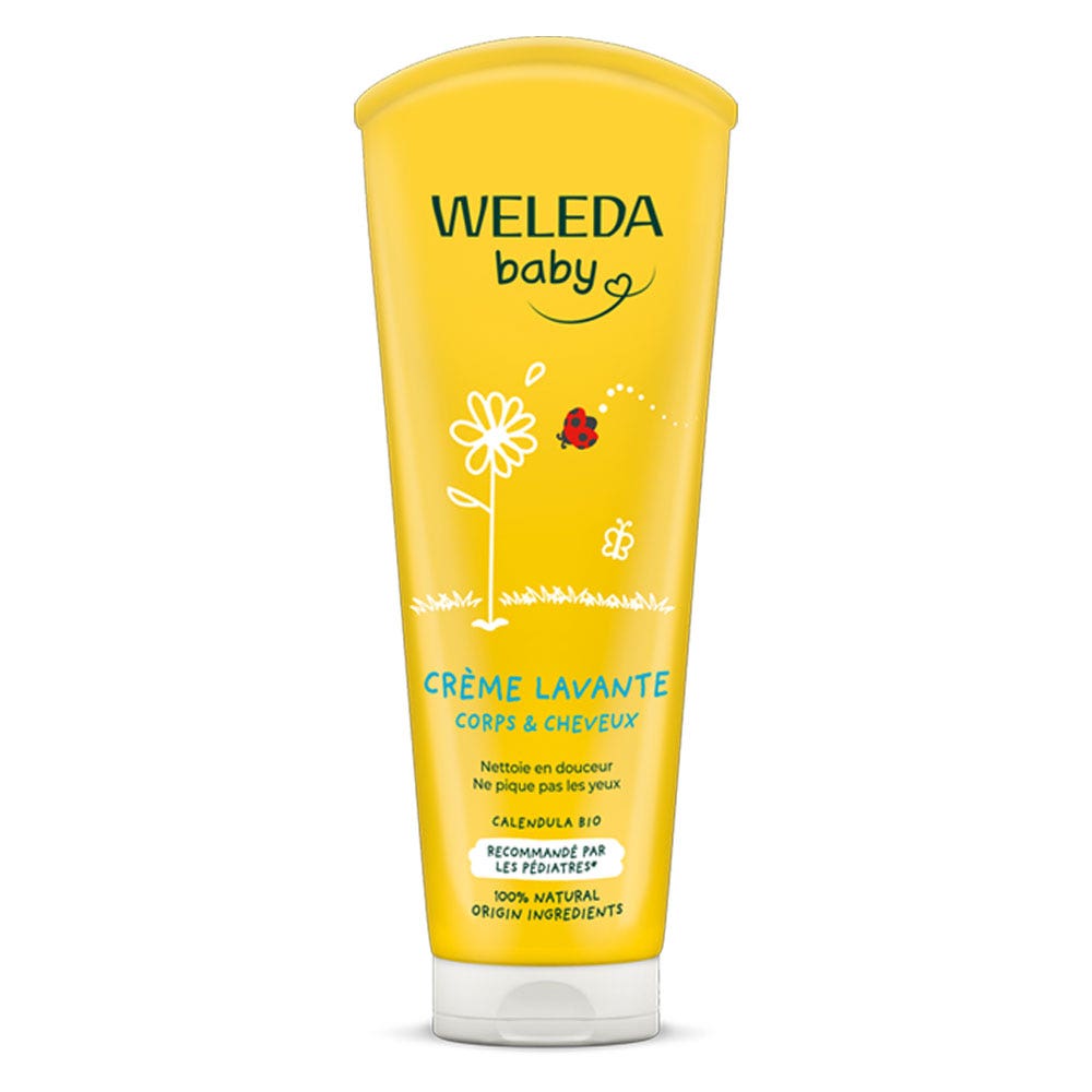 Weleda Caléndula Crema Limpiadora Cuerpo Y Cabello Bebe 200ml