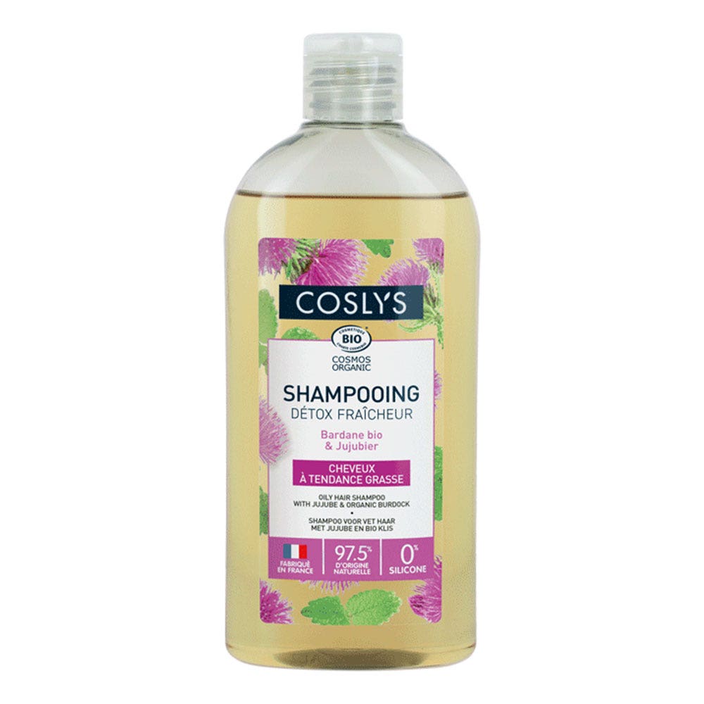 Coslys Champú Detox frescor Bio Cabello graso 250 ml