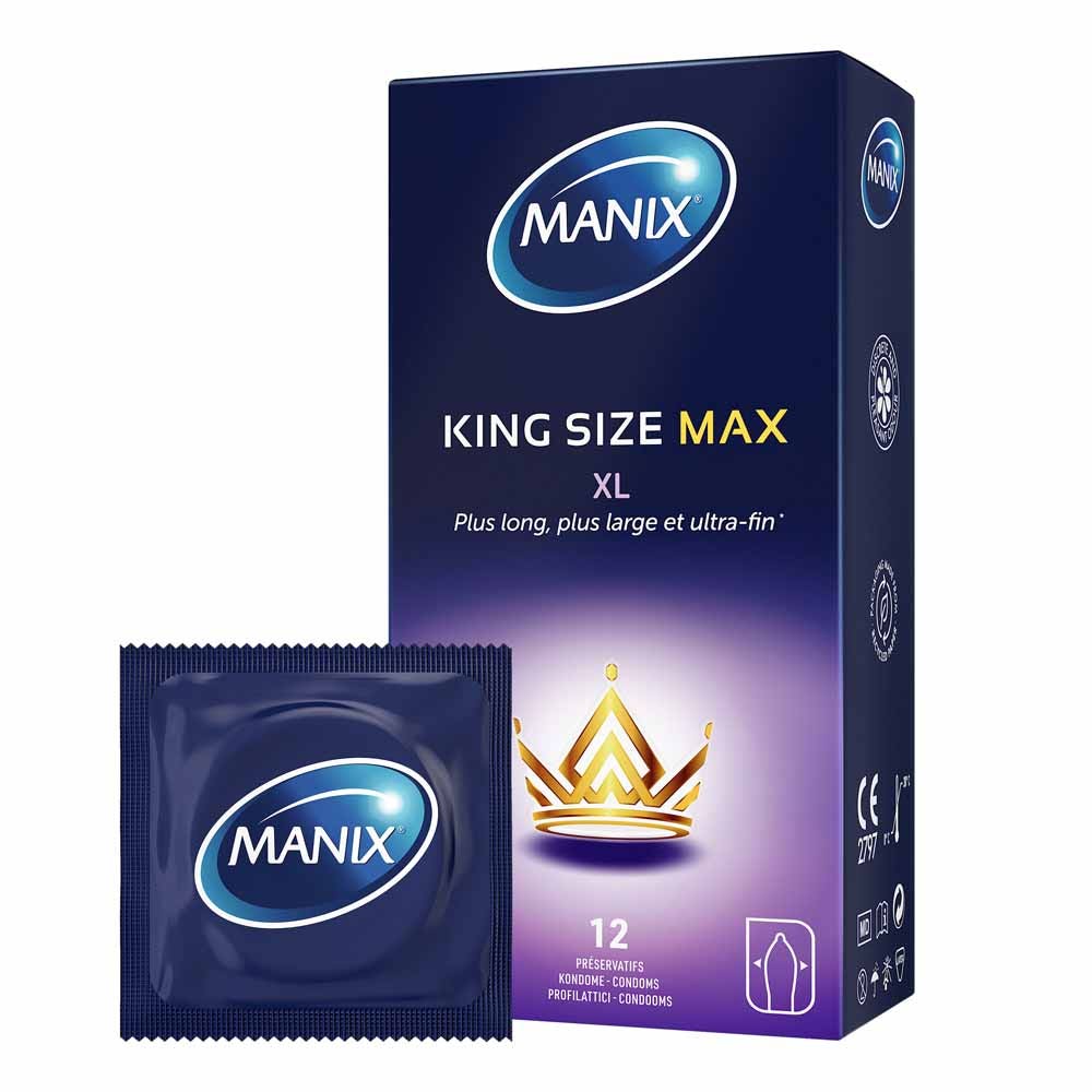 Manix Preservativos maximum comfort king size x12