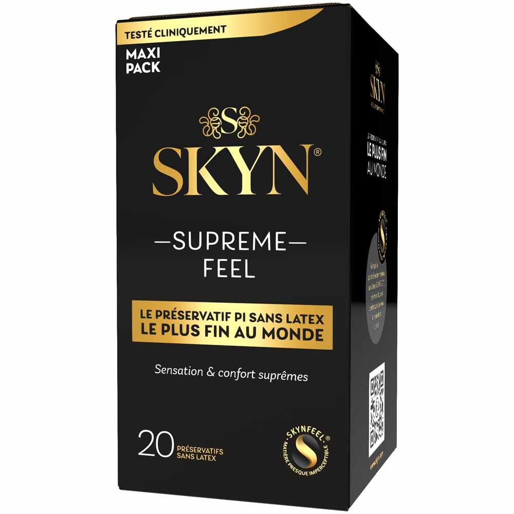 Skyn Supreme Feel Preservativos sin látex x20