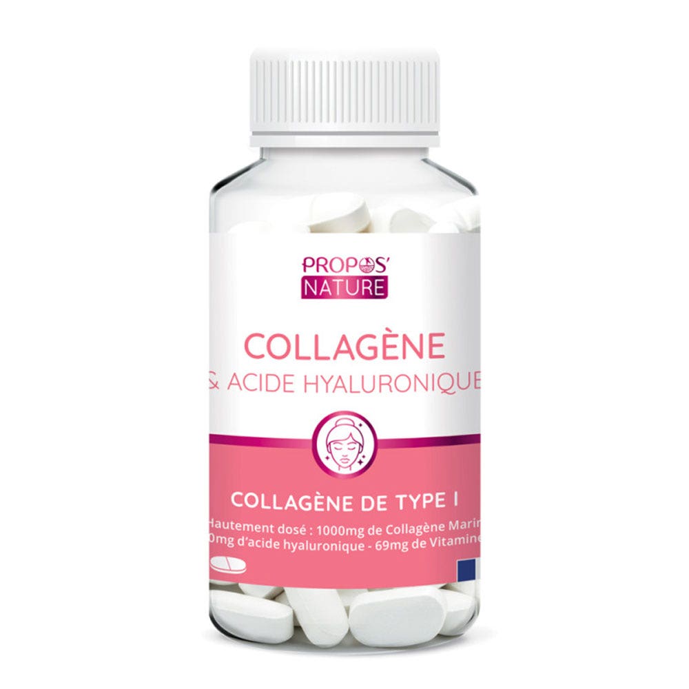 Propos'Nature Colágeno y ácido hialurónico 60 comprimidos