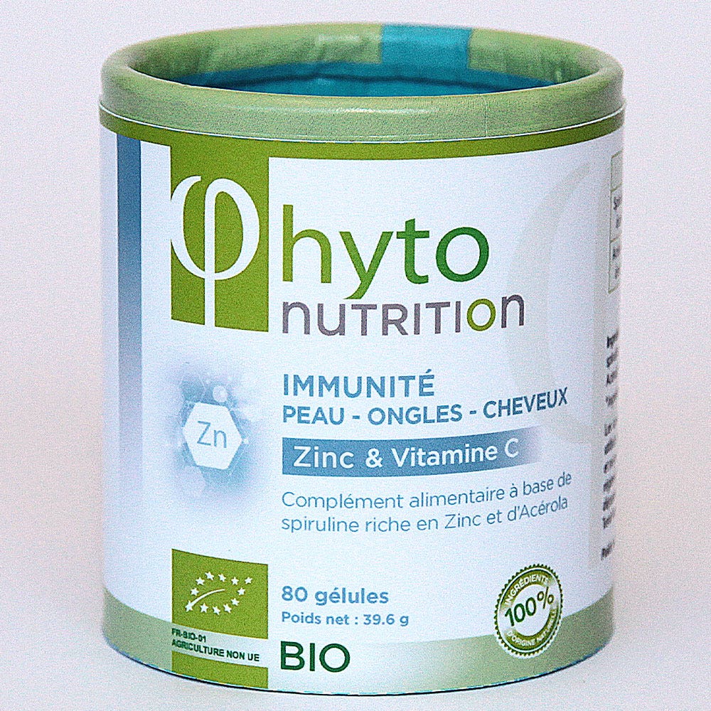 Flamant Vert Phytonutrition Immunea Bio Piel, uñas y cabello 80 cápsulas