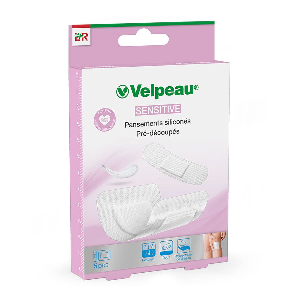 Lohmann Rauscher Velpeau Apósitos de silicona Sensitive x5