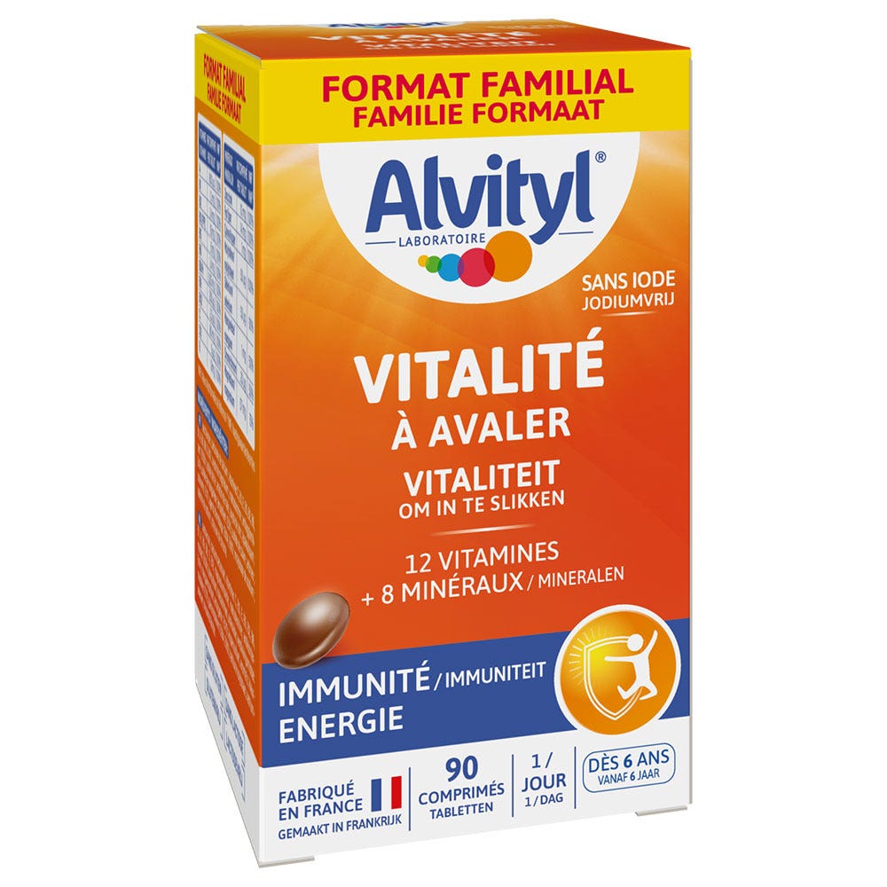 Alvityl Vitalidad sabor Chocolat 90 comprimidos