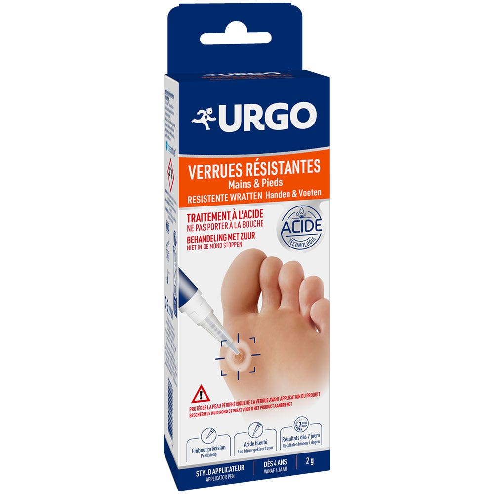 Urgo Lápiz Resistente para Verrugas de Manos y Pies 2 ml