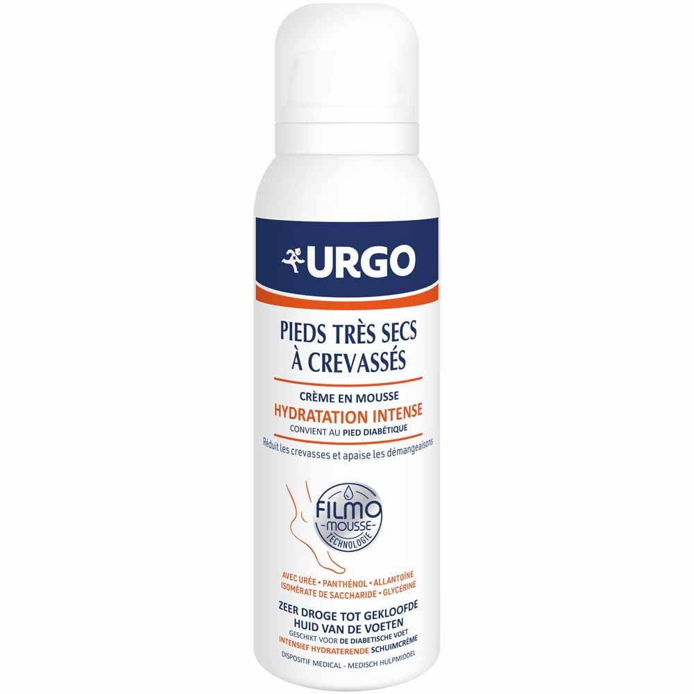 Urgo Crema espumosa para pies muy secos o agrietados 125 ml