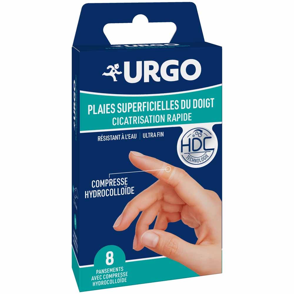 Urgo Tiras cicatrización rápida dedo 8 unidades