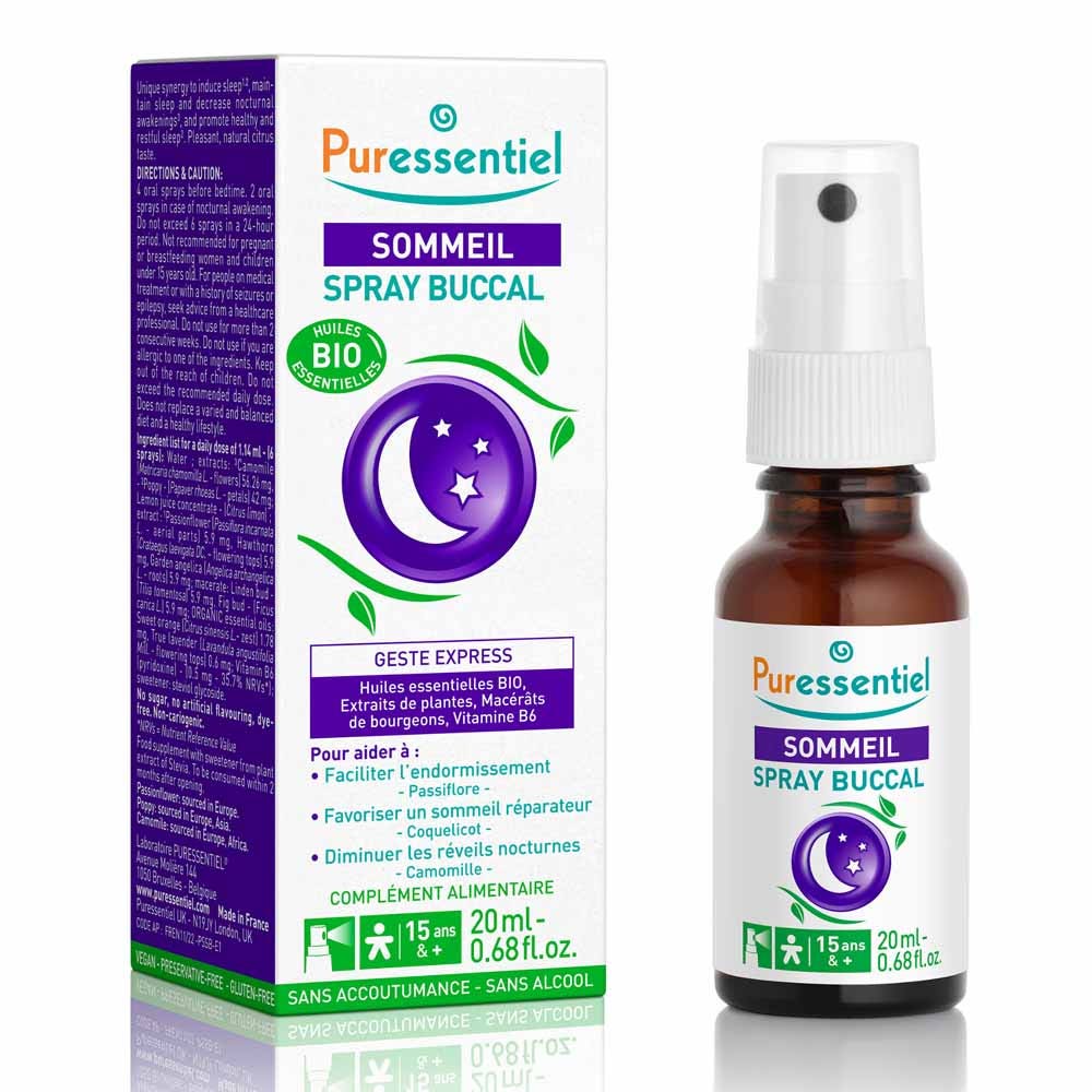 Puressentiel Sueño Spray Bucal a partir de 15 años sabor cítricos 20 ml