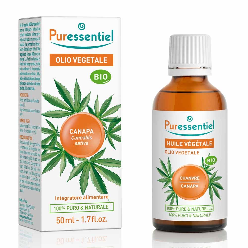 Puressentiel Aceites Vegetales Cáñamo ecológico 50 ml