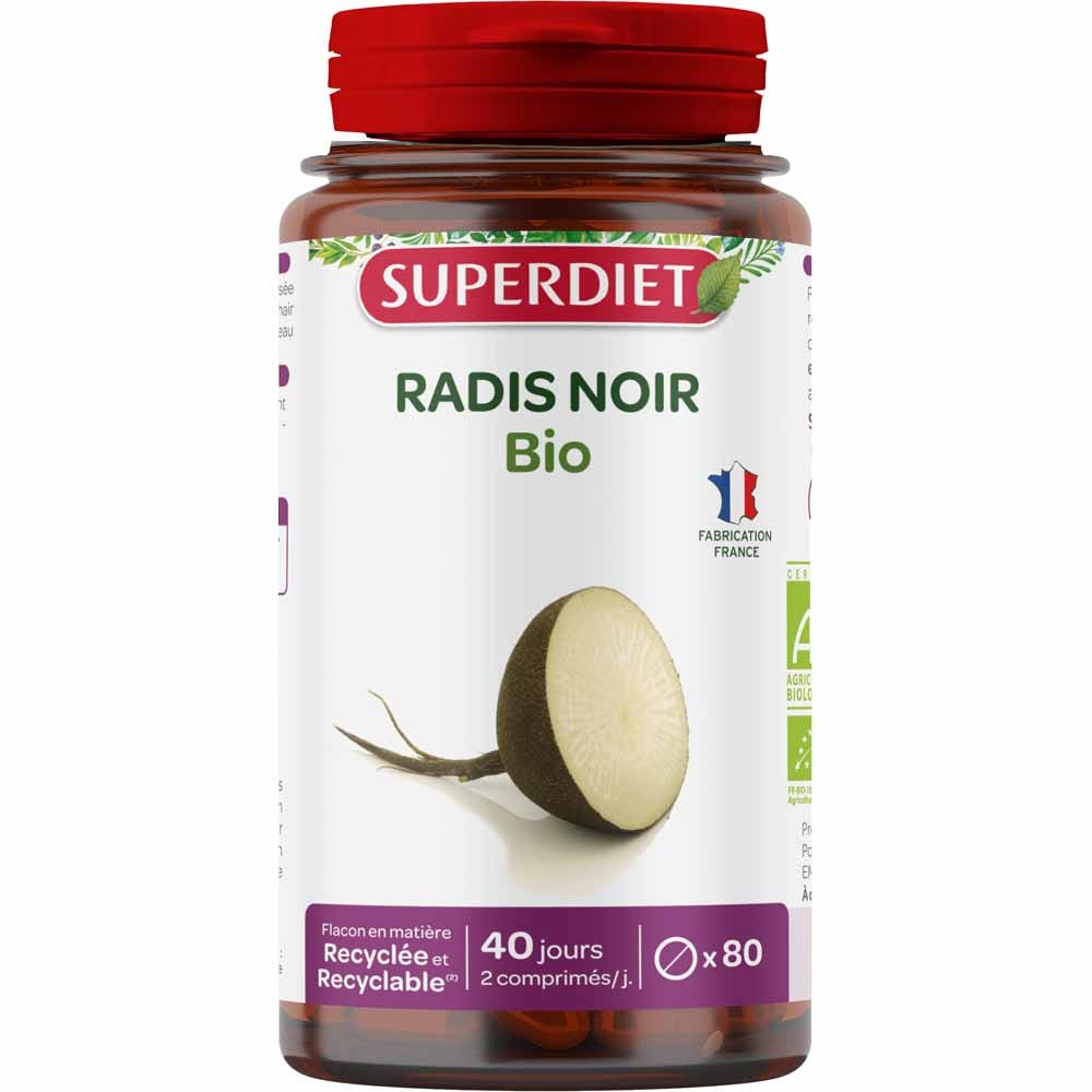 Superdiet Rábano negro ecológico 80 comprimidos