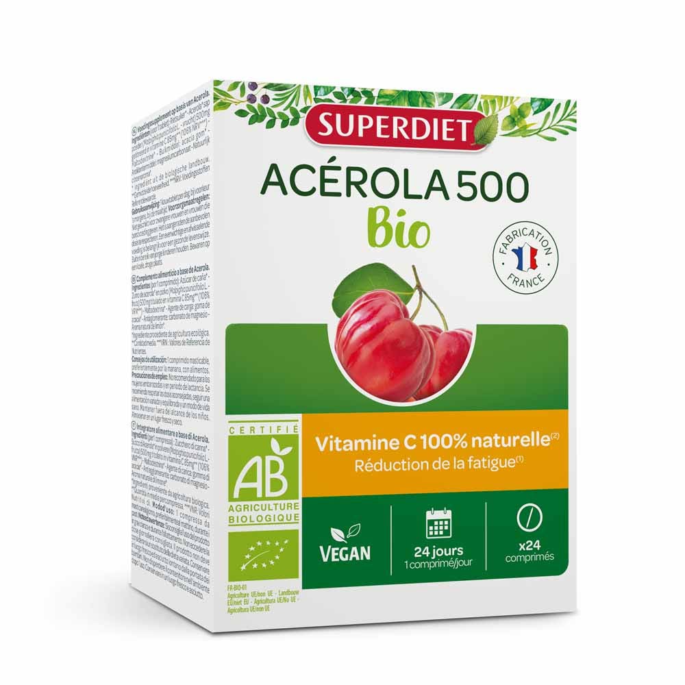 Superdiet Acerola 500 BIO 24 comprimidos