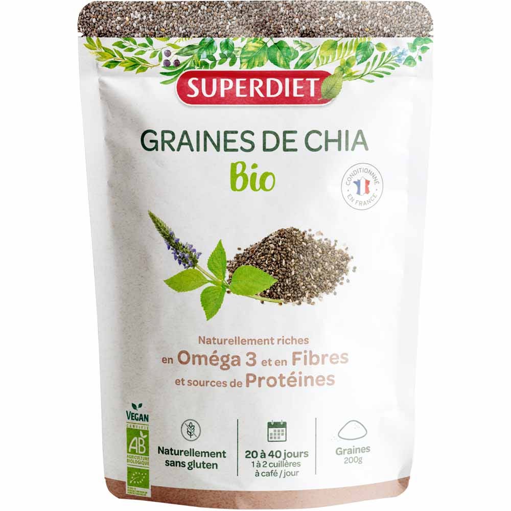 Superdiet Semillas de chía ecológicas 200g