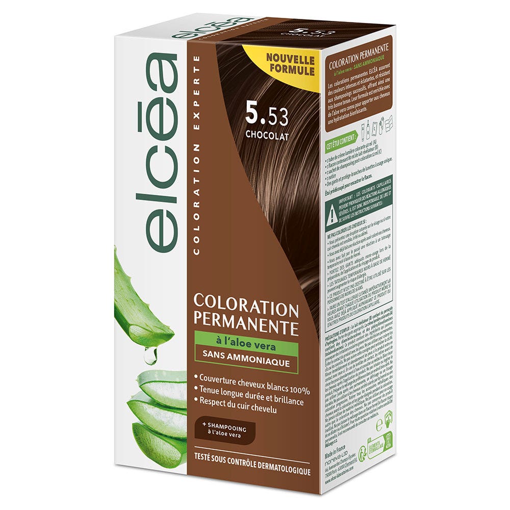 Elcea Coloración permanente color y cuidado revitalizante 140 ml