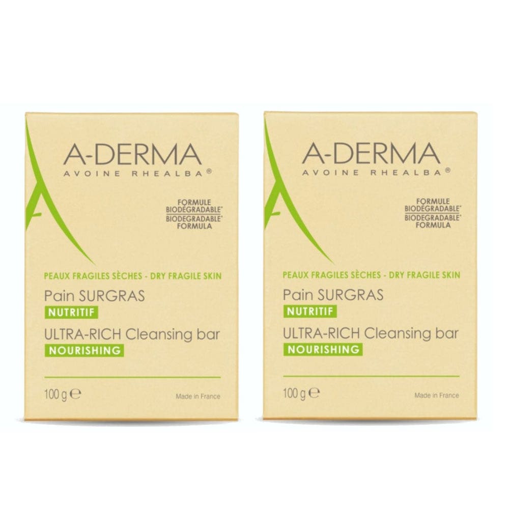A-Derma Avena Rhealba Jabón sobreengrasado 2 x 100 g