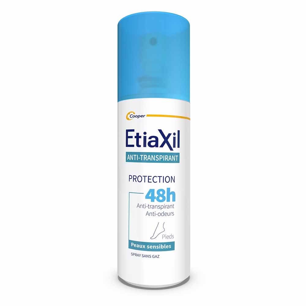 Etiaxil Antitranspirante Desodorante protección 48h pies pieles sensibles 100 ml