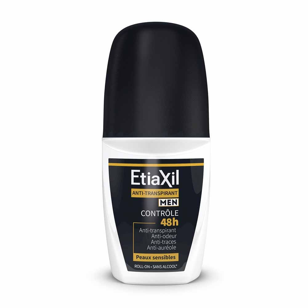 Etiaxil Antitranspirante Desodorante roll-on hombre control 48h piel sensible 50 ml