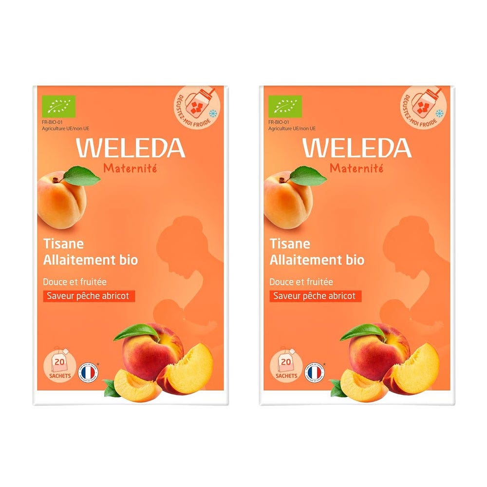 Weleda Infusión lactancia bio melocotón albaricoque 2 x 20 sobres