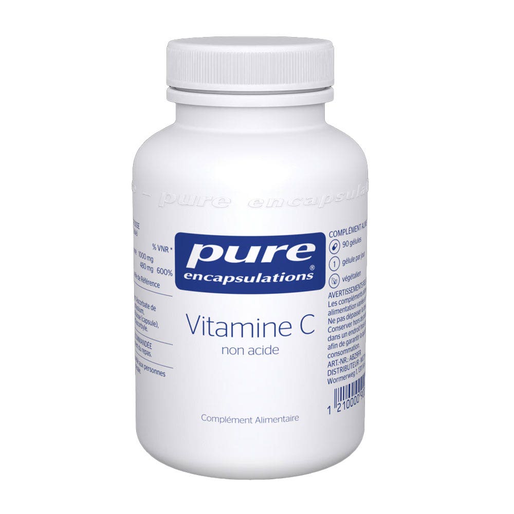 Pure Encapsulations Vitamina C no ácida 90 cápsulas