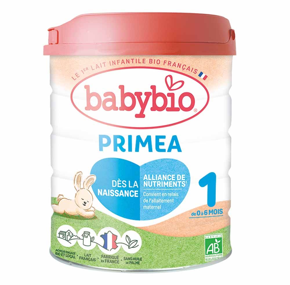 Babybio Leches Infantiles Primea 1 Leche en polvo ecológica de 0 a 6 meses 800g