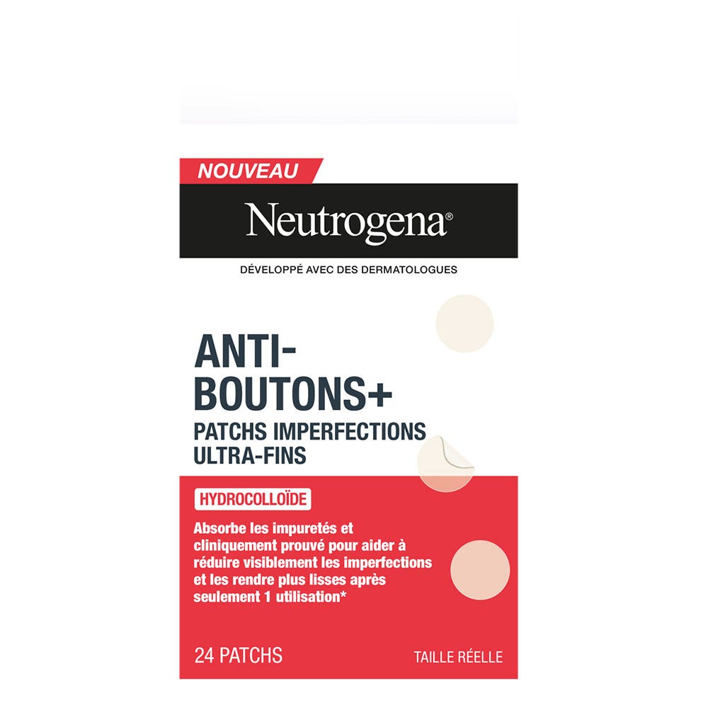 Neutrogena Patchs Imperfections Ultra-Fins Anti-Boutons+ x24