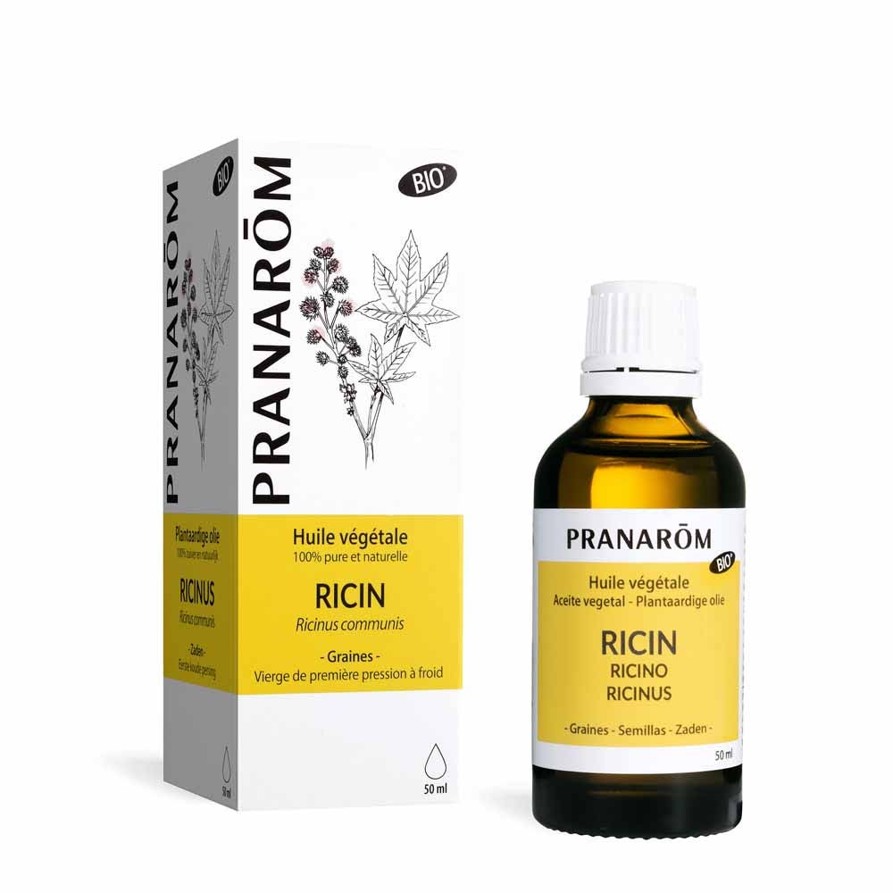 Pranarôm Aceites Vegetales Aceite de Ricino Ecológico 50 ml