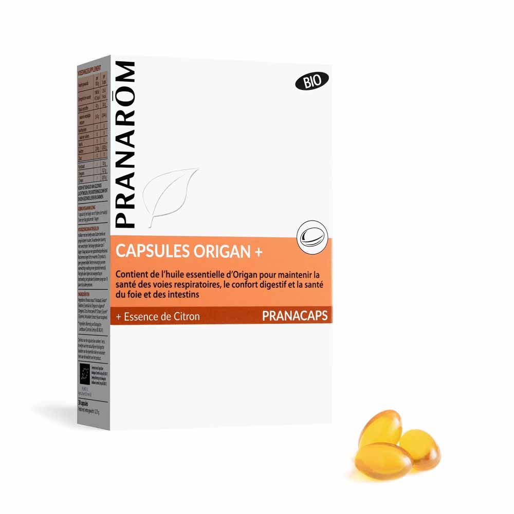 Pranarôm Pranacaps Origan + Capsulas Bio 30 Capsules