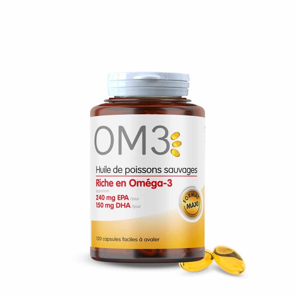 OM3 Aceite de pescados salvajes 120 cápsulas