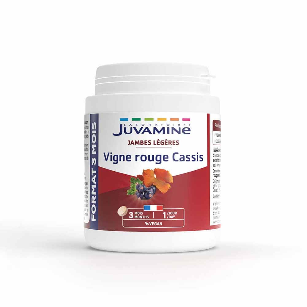 Juvamine Vid roja grosellero negro piernas ligeras 90 comprimidos