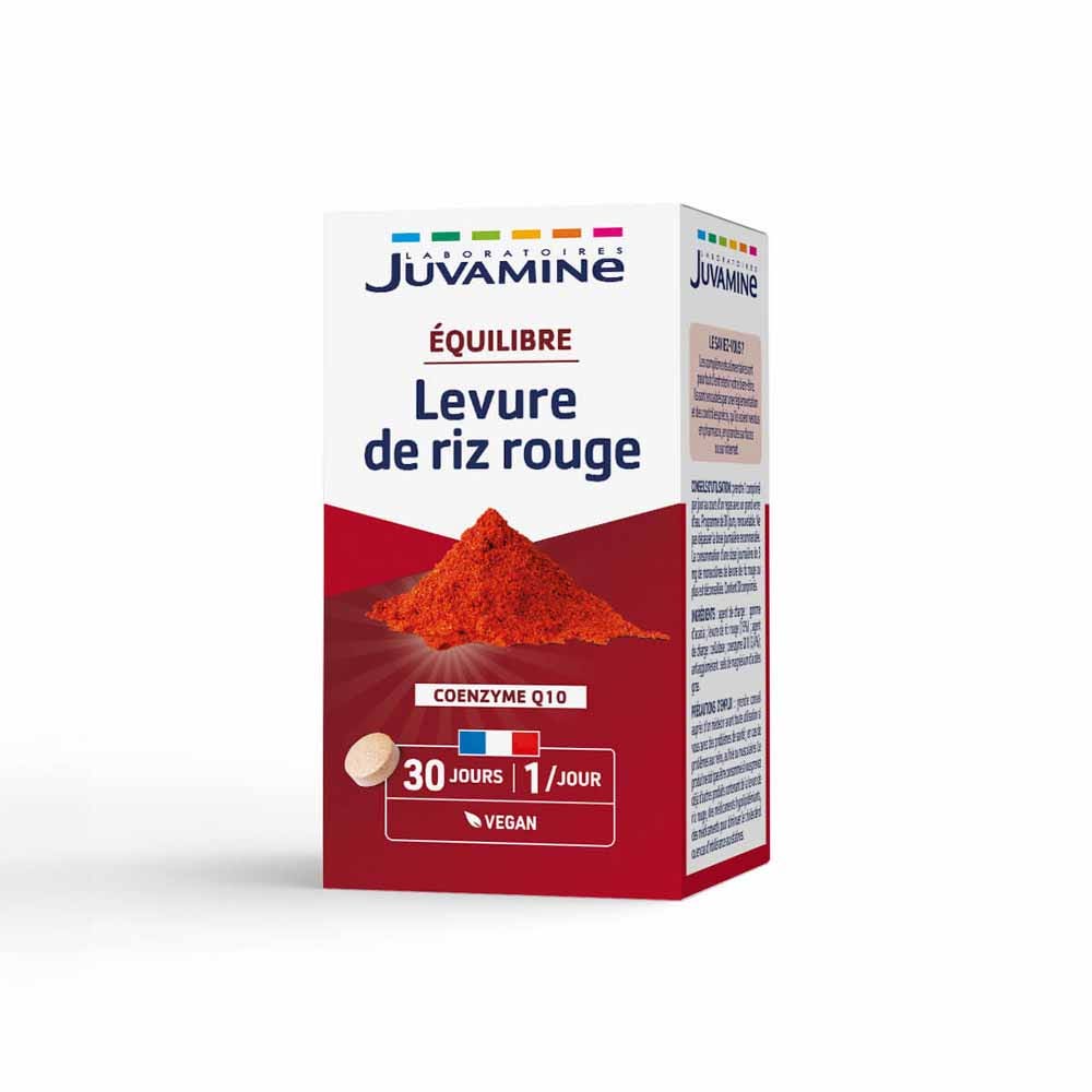Juvamine Levadura de arroz rojo con coenzima Q10 30 Comprimidos