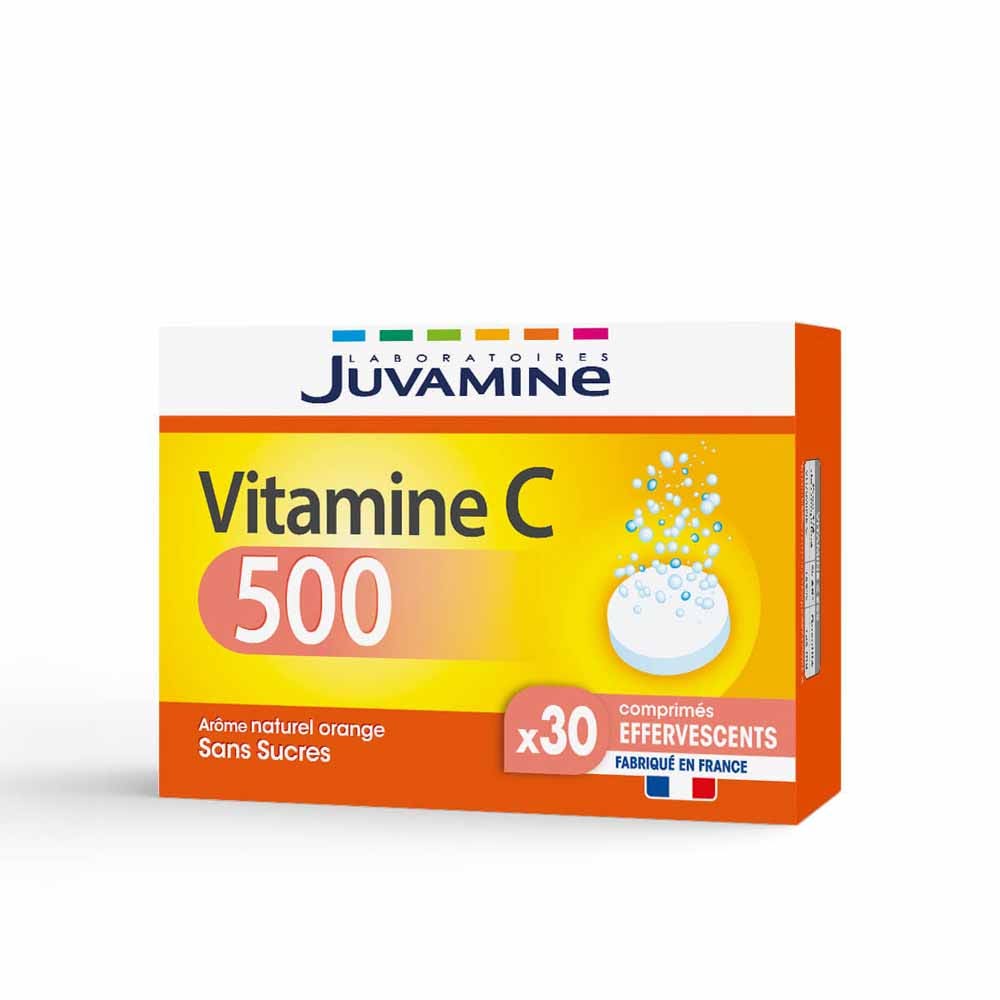 Juvamine Vitamina C 500 30 comprimidos efervescentes
