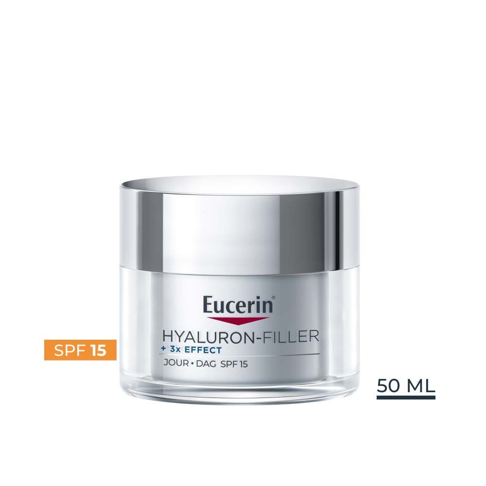 Eucerin Hyaluron-Filler + 3x Effect Soin De Jour SPF15 Peaux Sèches 50ml