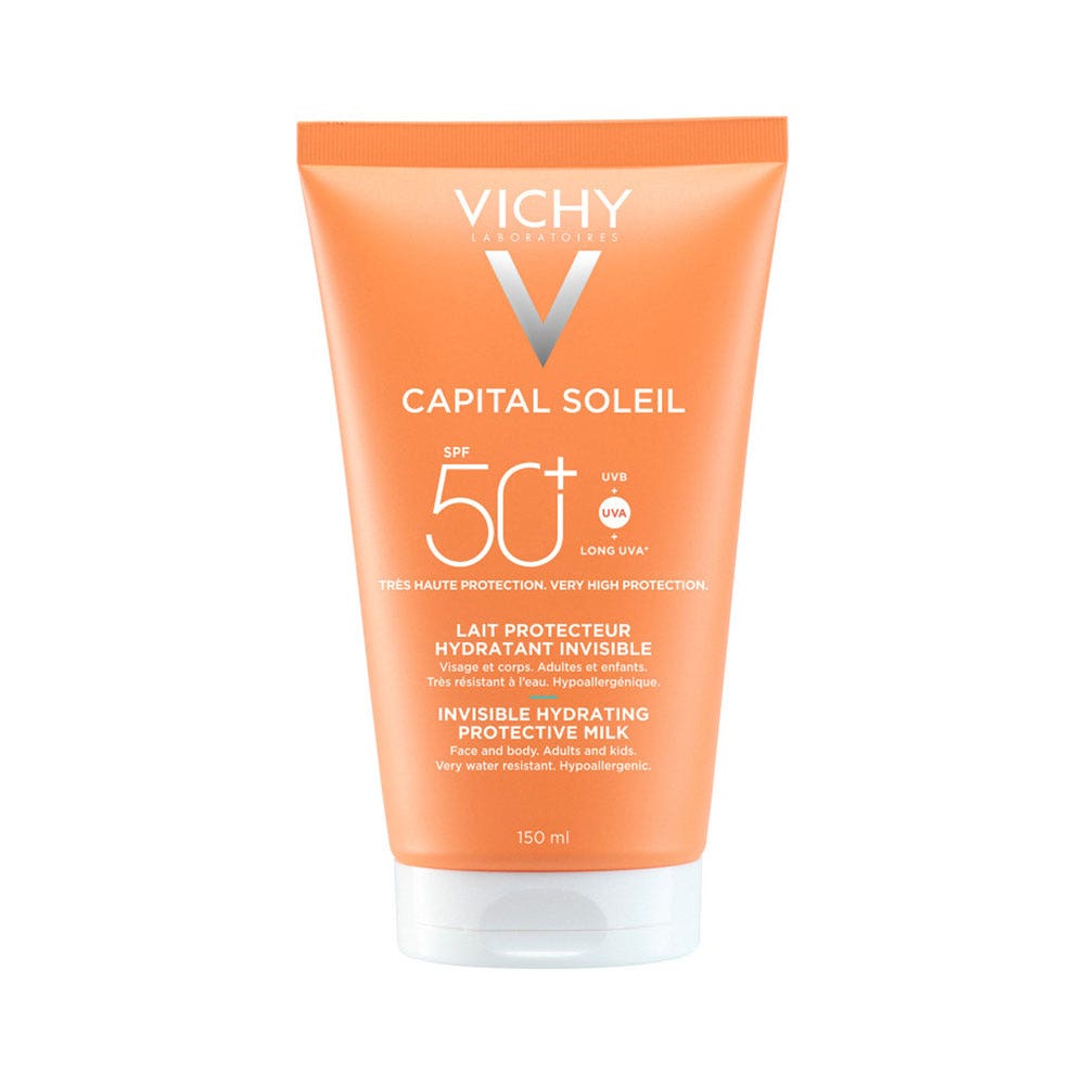 Vichy Capital Soleil Leche hidratante invisible SPF50+ 150 ml