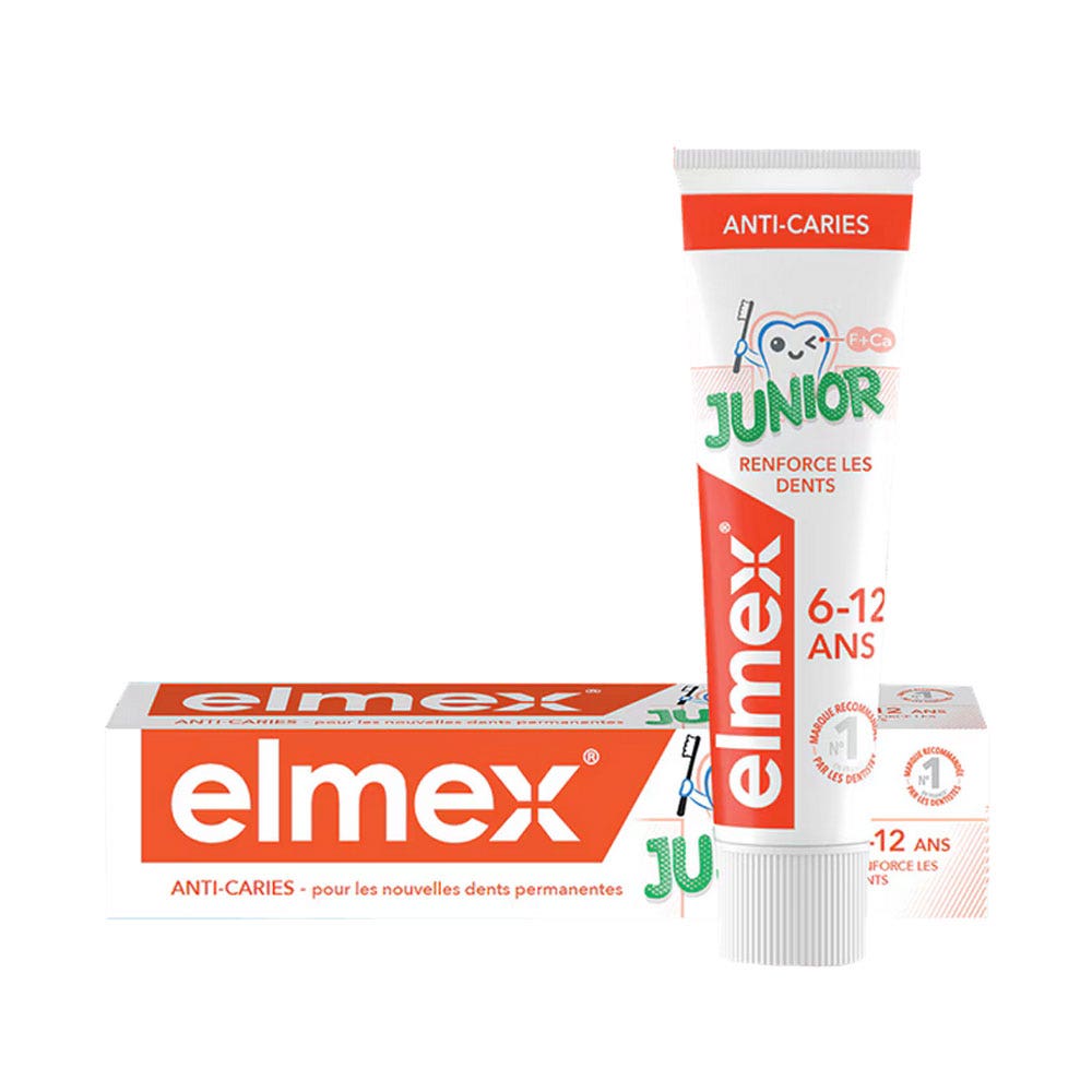 Elmex Anticaries Dentifrico Junior 6-12 Anos 75ml