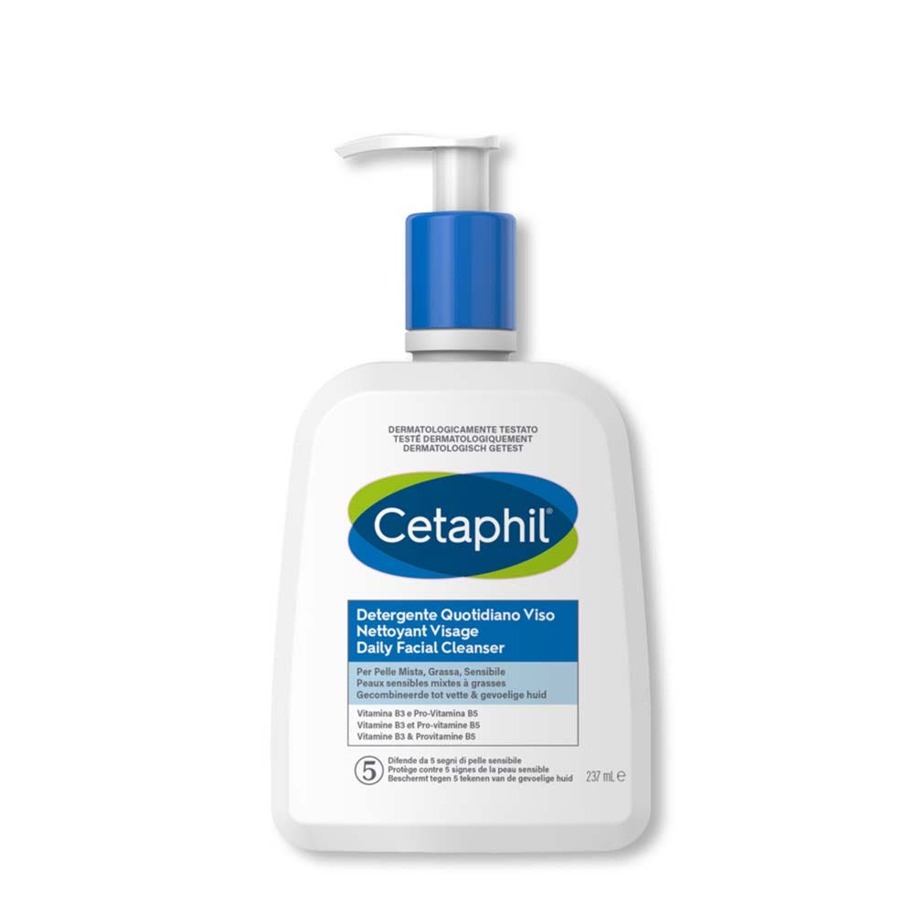 Cetaphil Limpiador facial Piel sensible mixta a grasa 237 ml