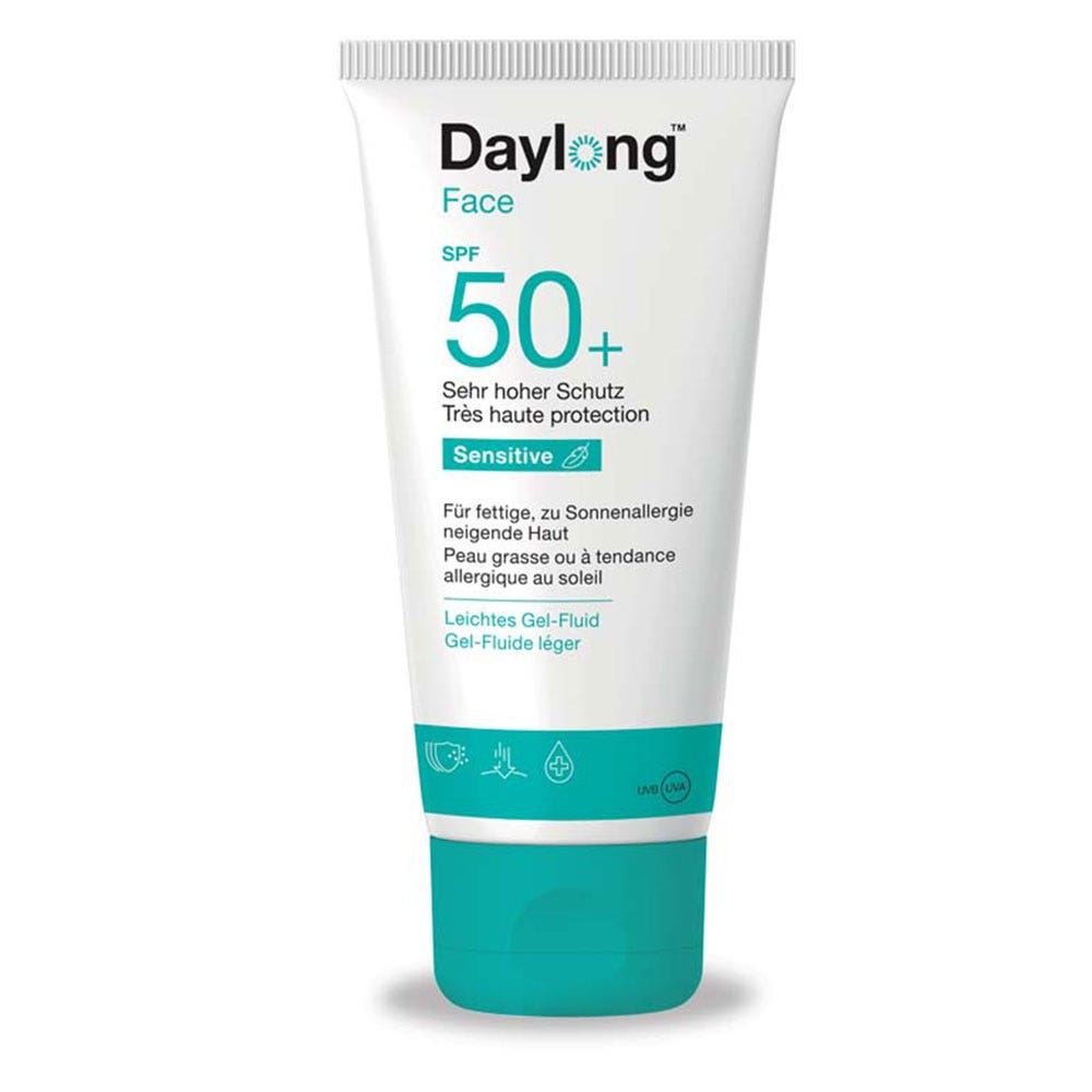 Galderma Daylong Gel Facial Fluido Sensitive SPF50+ Piel grasa 50 ml
