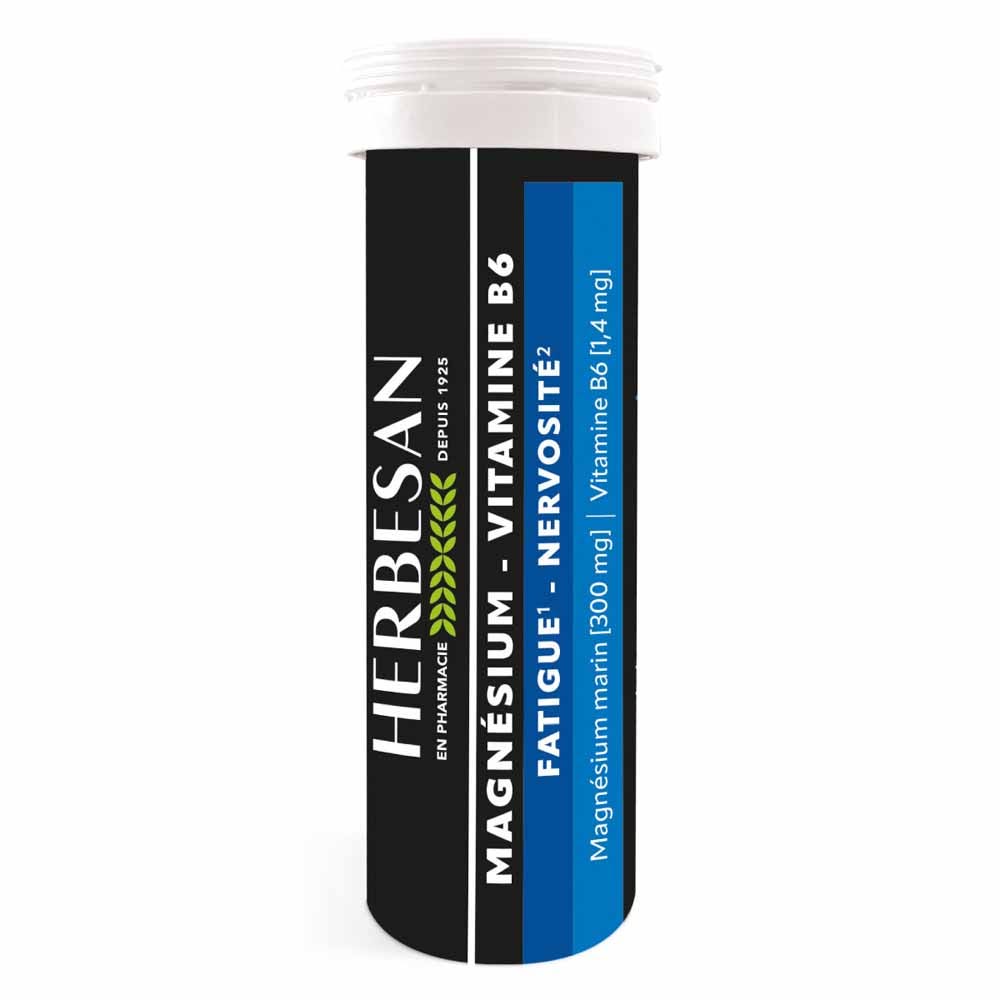 Herbesan Magnesio marino + vitamina B6 15 comprimidos