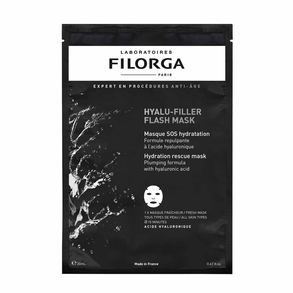 Filorga Hydra-Filler Mascarilla facial antiedad de tejido hidratante con ácido hialurónico en tissu 20ml