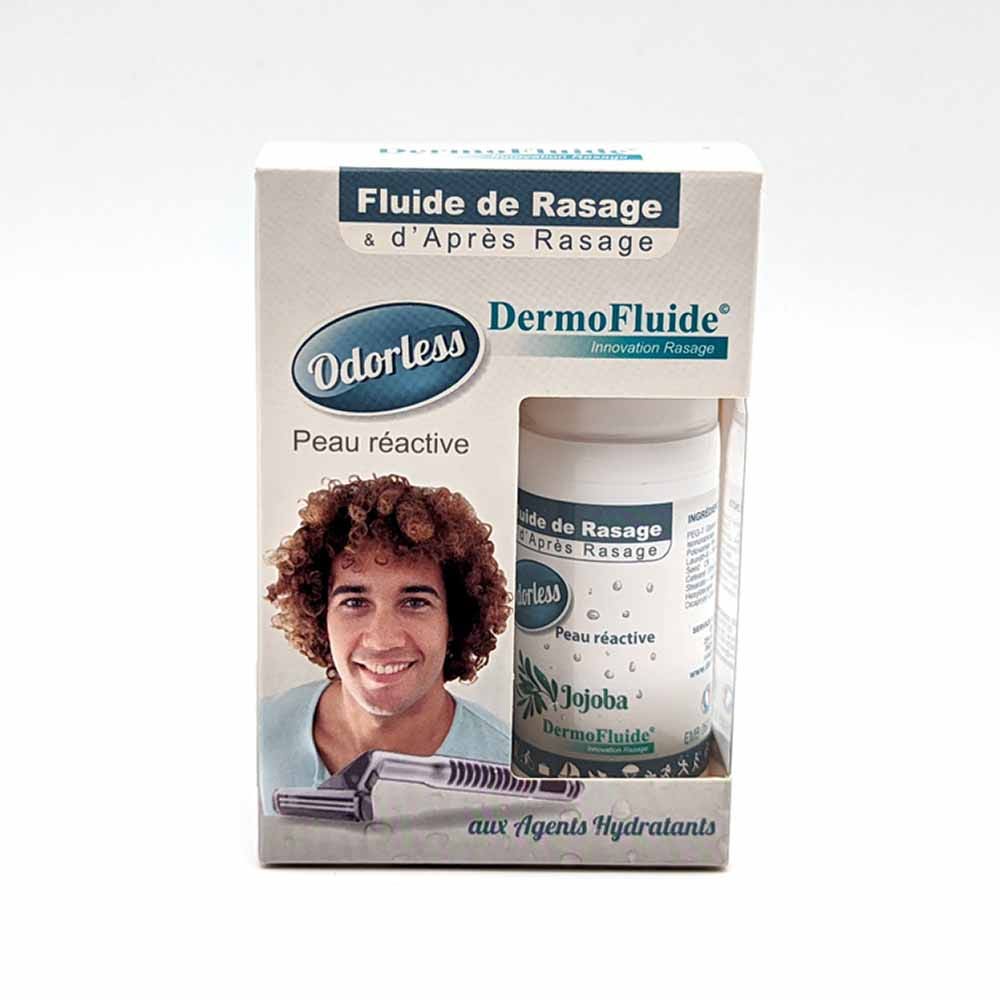 Dermo Fluide Fluido de afeitado sin perfume pieles reactivas 20 ml