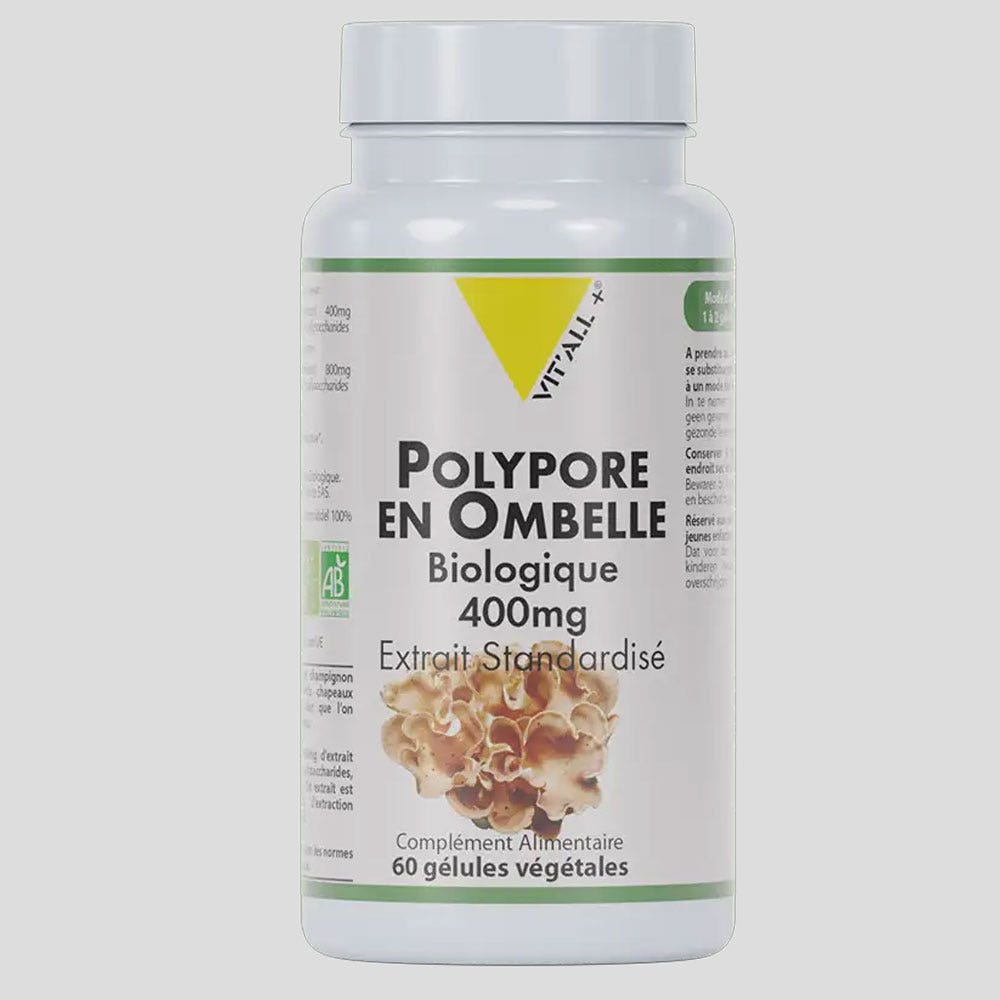 Vit'All+ Polypore en ombela bio 60 cápsulas
