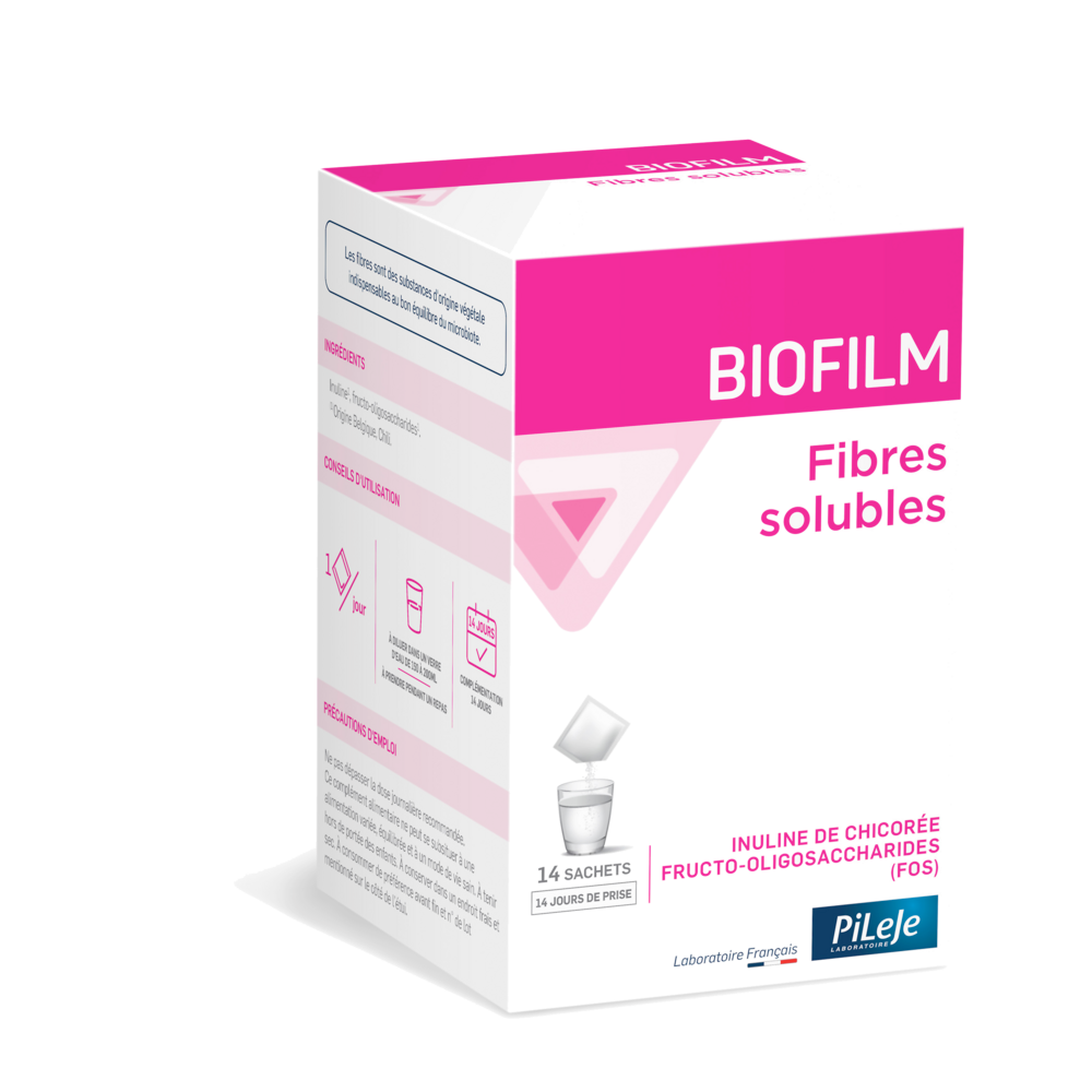 Pileje Biofilm Fibras solubles 14 sobres de 6 g