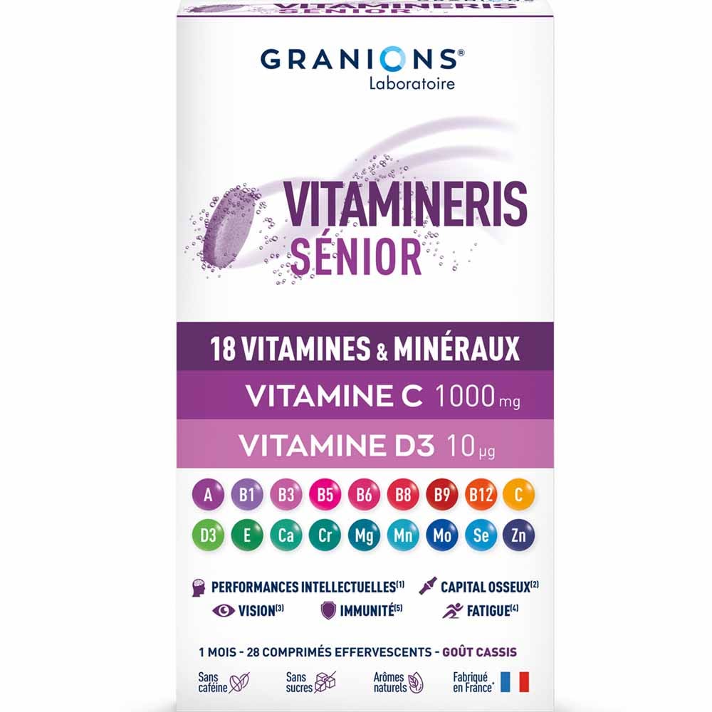 Granions Vitamineris Sénior 1000 mg 30 comprimidos