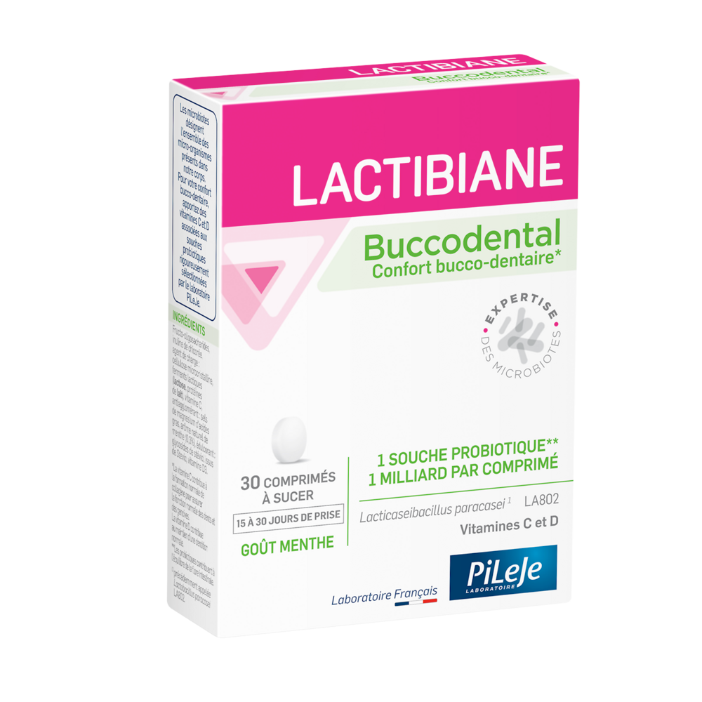 Pileje Lactibiane Bucodental 30 comprimidos